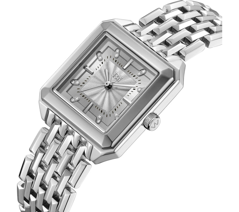 JBW Women's Astra Stainless Steel Square Watch — View 3