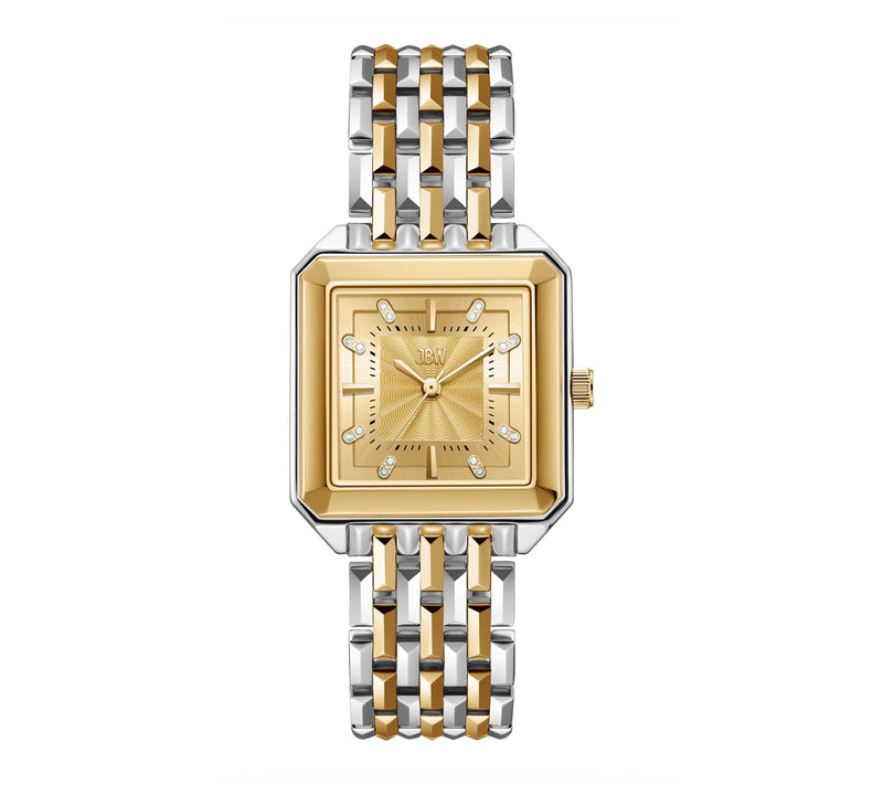 JBW Women's Astra Two-Tone Square Crystal Watch — View 5