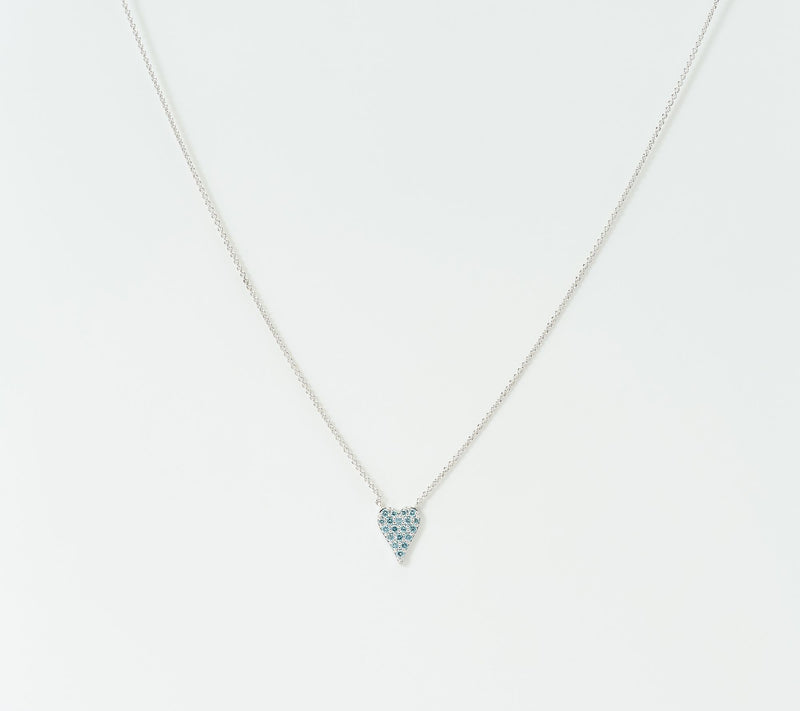 JEN by Jennifer Miller Lab Grown Color Diamond 0.50ct Heart Necklace — View 7