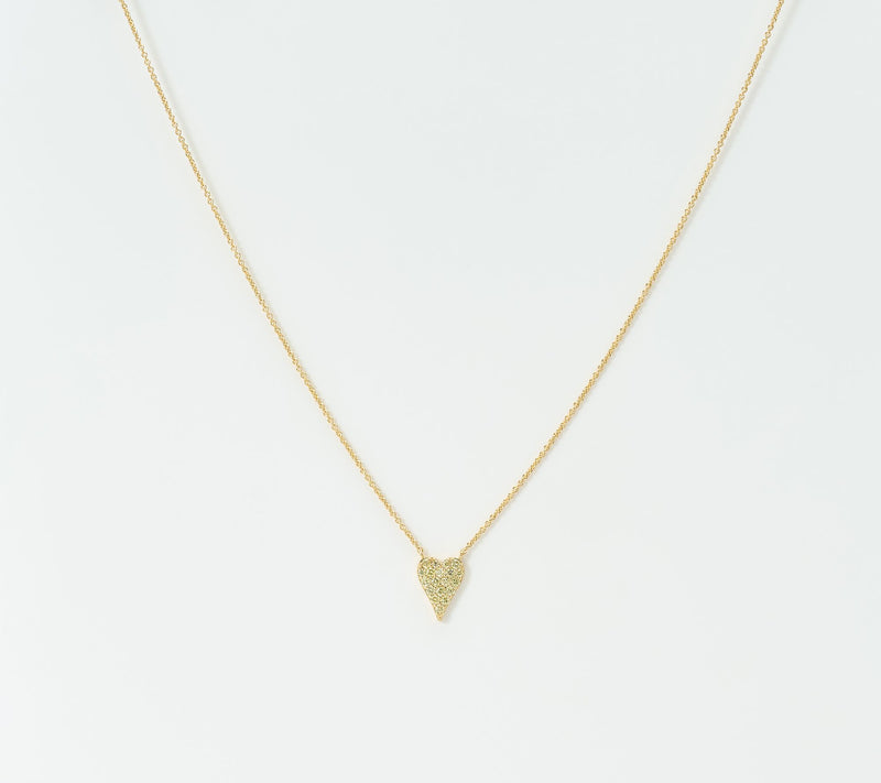 JEN by Jennifer Miller Lab Grown Color Diamond 0.50ct Heart Necklace — Main view