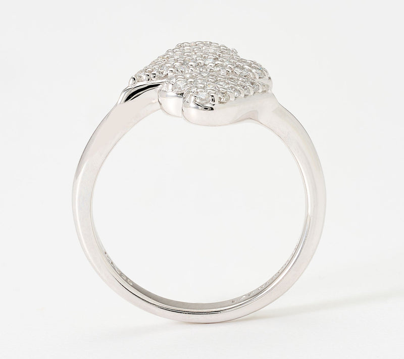JEN by Jennifer Miller 0.50ct Pave Lab Grown Diamond Heart Ring — View 2