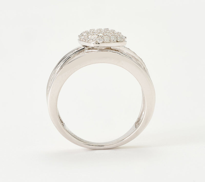 JEN by Jennifer Miller Draped Pave Lab Grown Diamond 0.54ct Ring — View 2