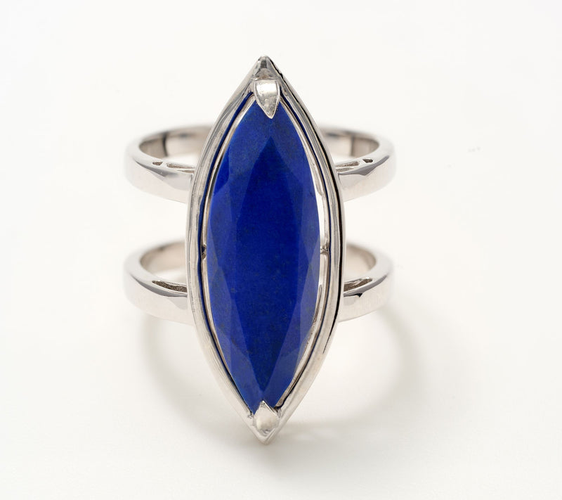 Affinity Gems Marquise Center Stone Ring, Sterling — View 9