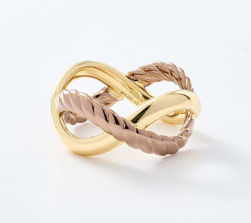 David Markstein Bronze Premier Double Wrapped Ring — View 14