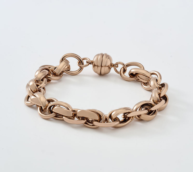 David Markstein Bronze "The Runway" Luxe Status Bracelet — View 11