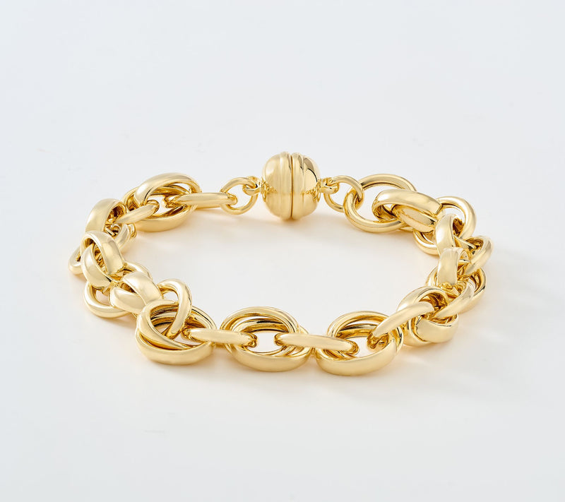 David Markstein Bronze "The Runway" Luxe Status Bracelet — View 13