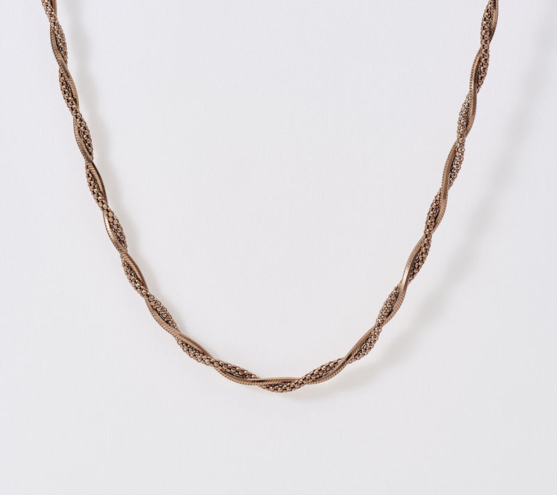 David Markstein Bronze Debut Wrapped Double Necklace — View 11