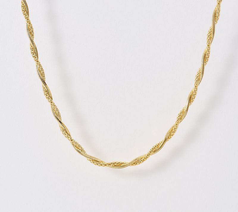 David Markstein Bronze Debut Wrapped Double Necklace — View 13