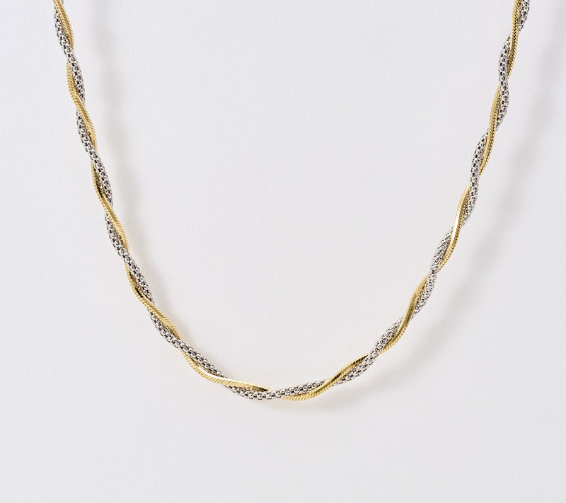David Markstein Bronze Debut Wrapped Double Necklace — Main view