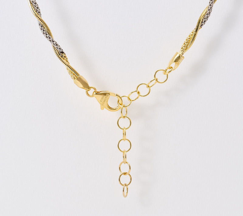 David Markstein Bronze Debut Wrapped Double Necklace — View 3