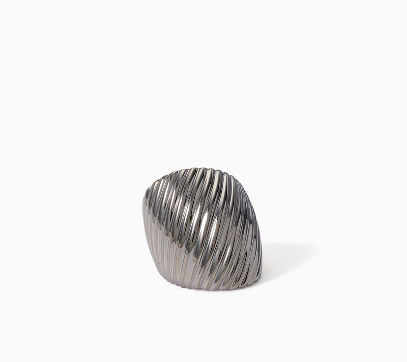 David Markstein Bronze Upscale Bold Ribbed Band Ring — View 3