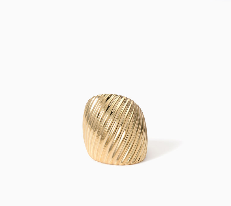 David Markstein Bronze Upscale Bold Ribbed Band Ring — View 11