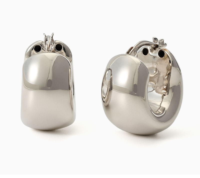 David Markstein Bronze "The Everyday" Bold Hoops — View 9