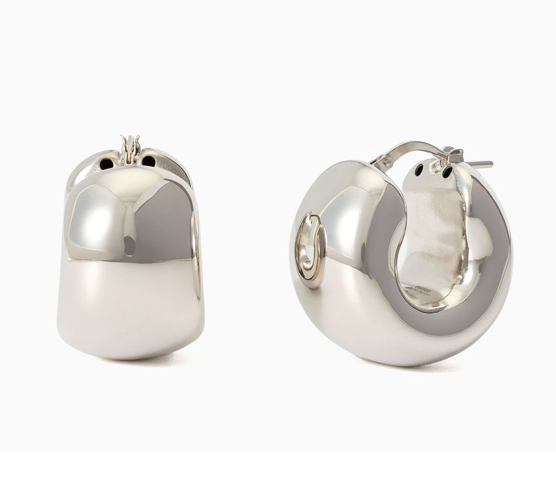 David Markstein Bronze "The Everyday" Bold Hoops — View 9