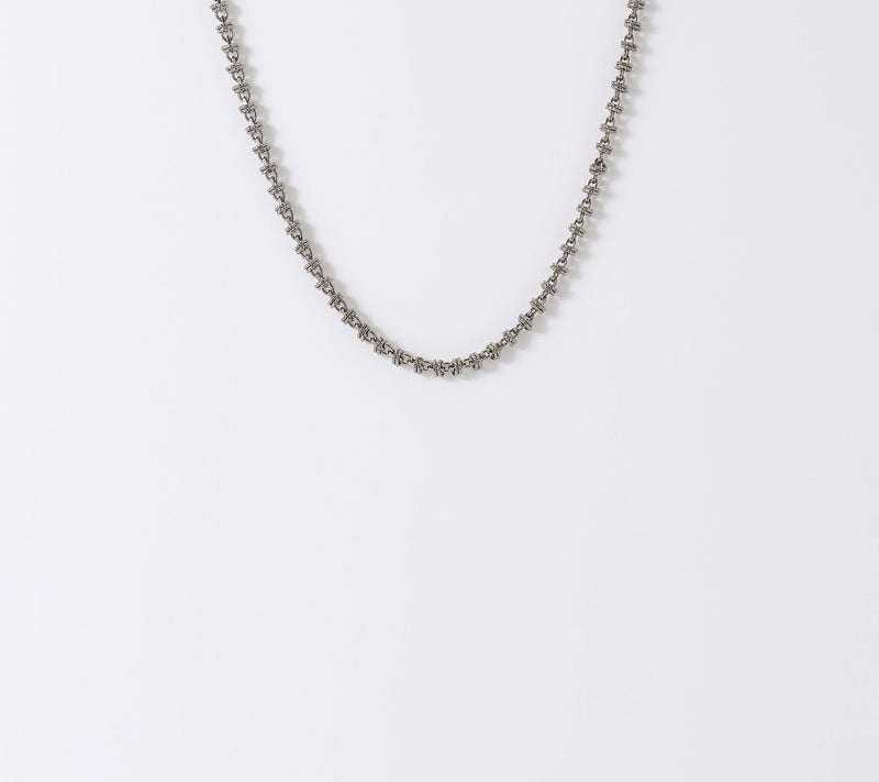David Markstein Bronze Status Link Necklace, 16" — View 10