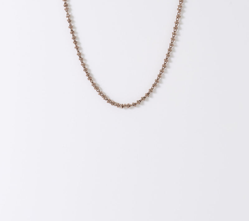 David Markstein Bronze Status Link Necklace, 16" — View 11
