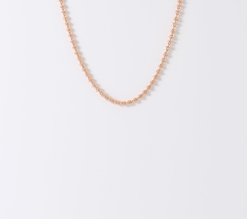 David Markstein Bronze Status Link Necklace, 16" — View 12