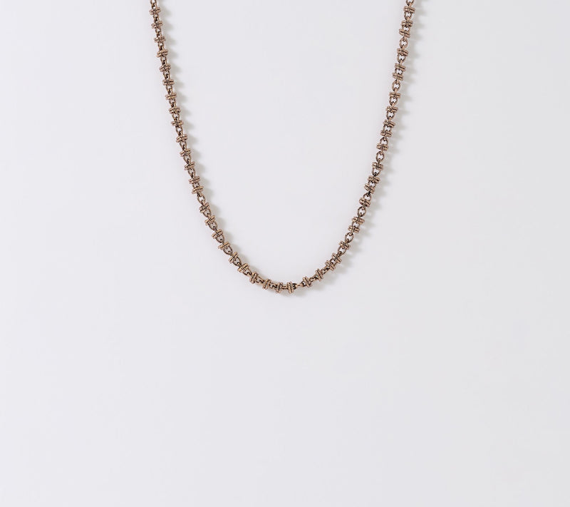 David Markstein Bronze Status Link Necklace, 18" — View 11