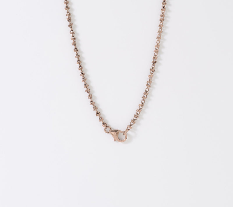 David Markstein Bronze Status Link Necklace, 20" — View 3