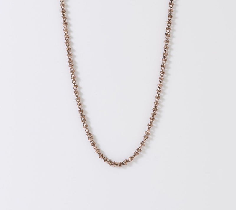 David Markstein Bronze Status Link Necklace, 22" — View 11
