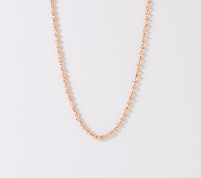 David Markstein Bronze Status Link Necklace, 22" — View 12