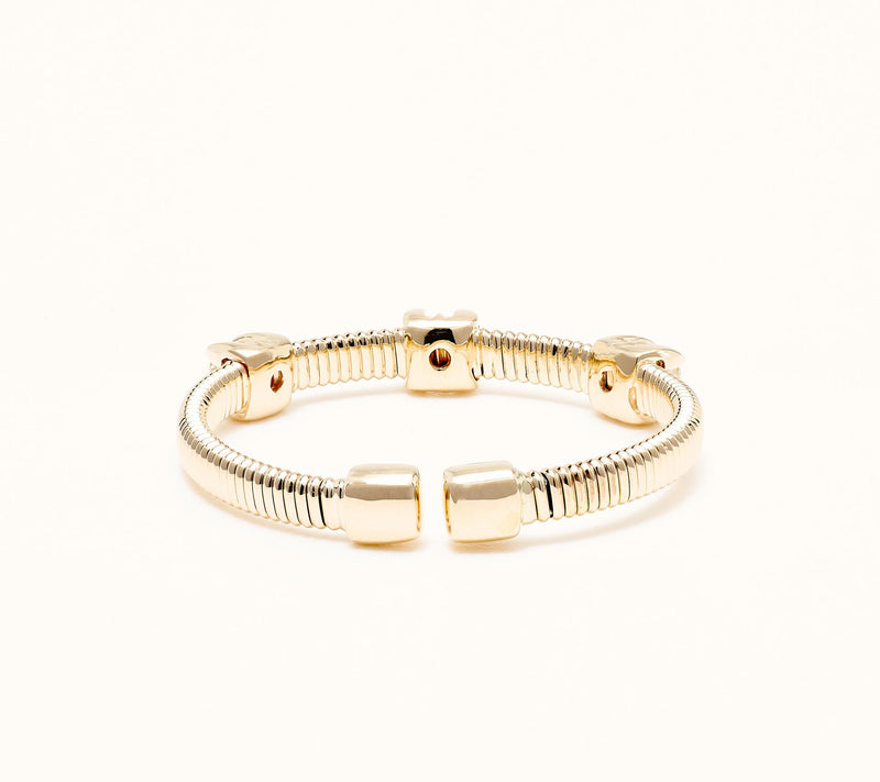 Affinity Diamonds 0.10 cttw Textured Station Ring, 14k — View 3