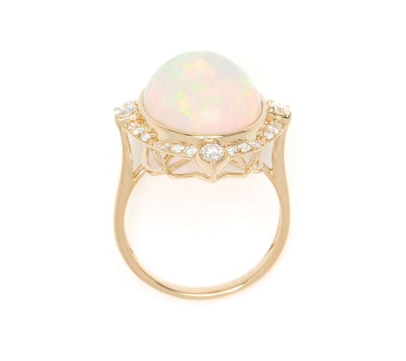 Color by Jeff Moseley Ethiopian Opal Ring, 14K Gold — View 3