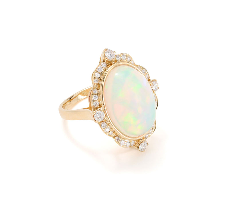 Color by Jeff Moseley Ethiopian Opal Ring, 14K Gold — View 2