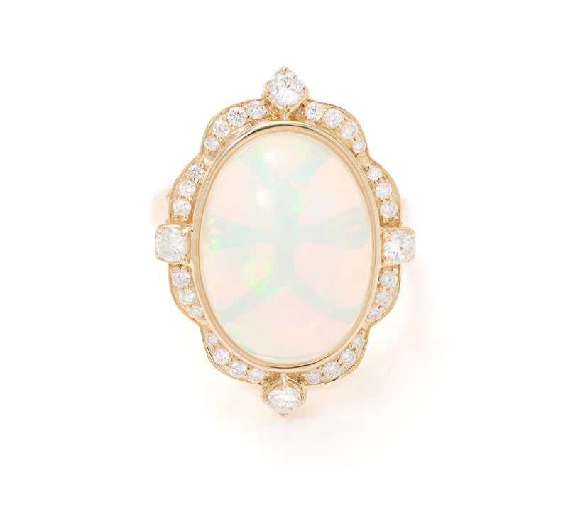 Color by Jeff Moseley Ethiopian Opal Ring, 14K Gold — Main view