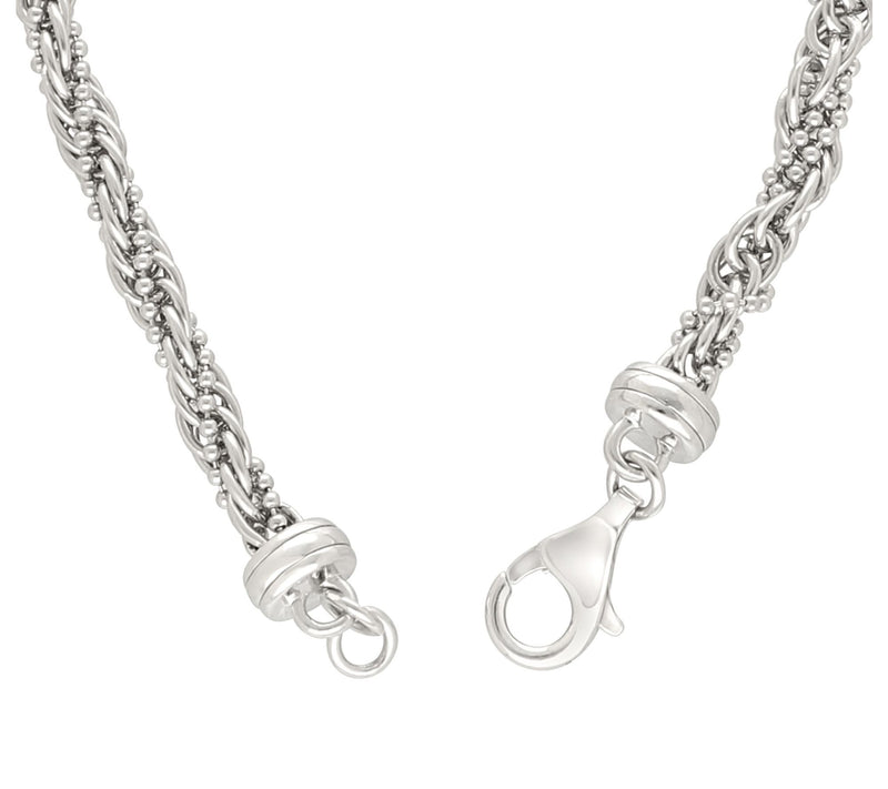 Goddaughters Sterling White Topaz Angel Wings Bracelet — View 3