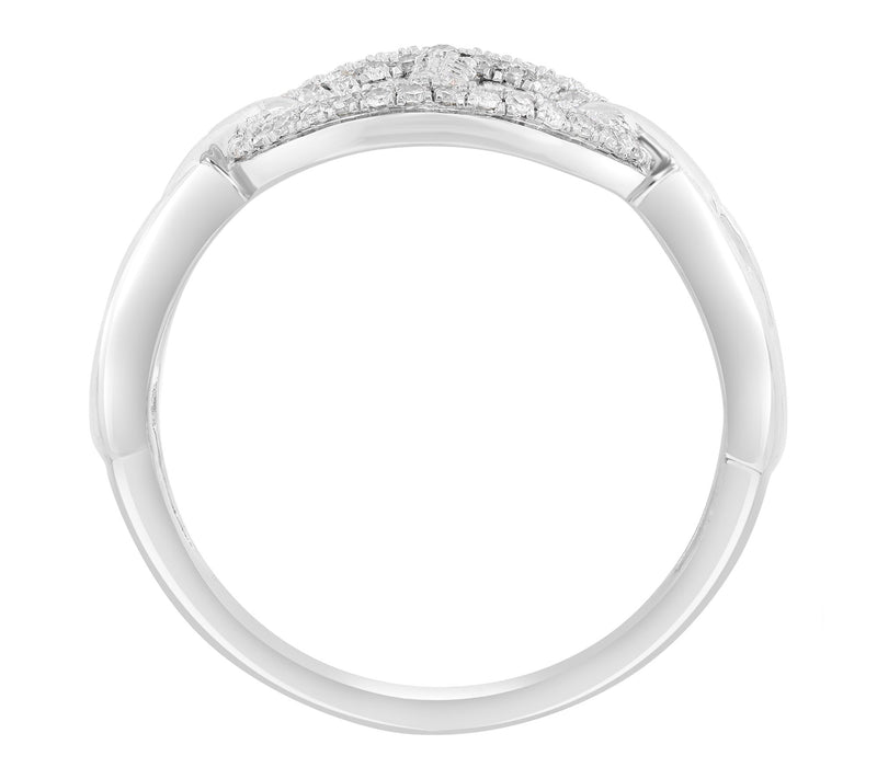 Effy Marine Link Diamond Ring, Sterling Silver — View 2