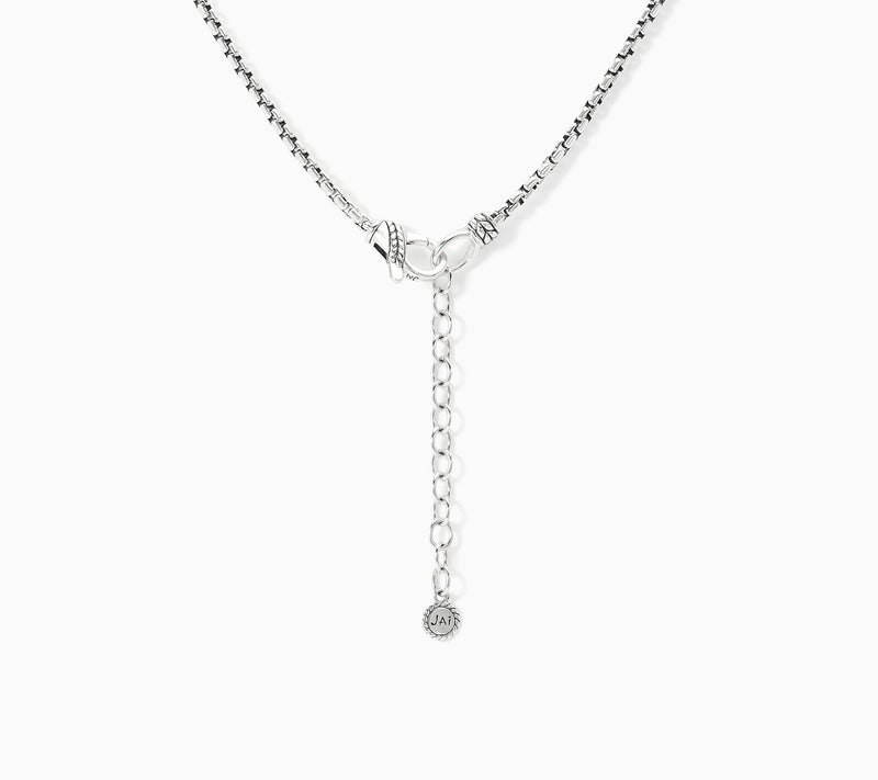 JAI Sterling Silver Symbols of Love Message 18" Necklace, 19.0g — View 3