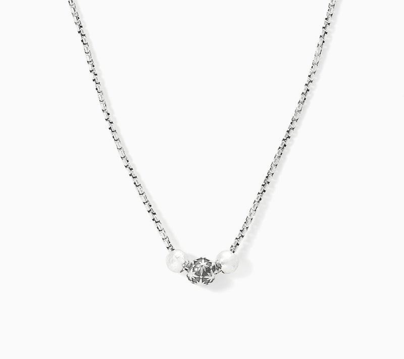 JAI Sterling Silver Symbols of Love Message 18" Necklace, 19.0g — Main view