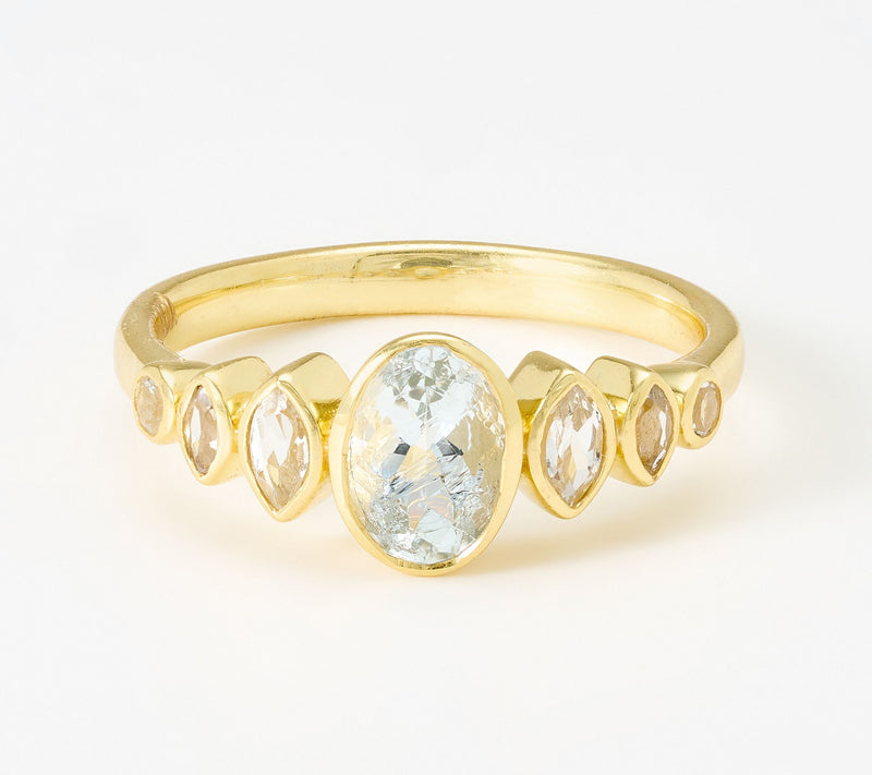 Affinity Gems Oval Cut Ring, Sterling Silver — View 8