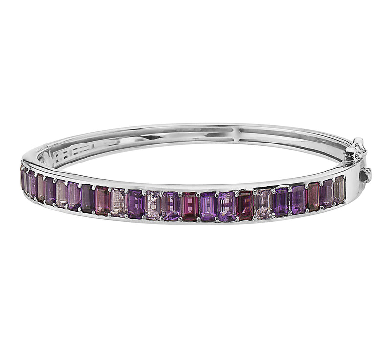 Effy Amethyst & Rhodolite Bangle, Sterling Silver — Main view