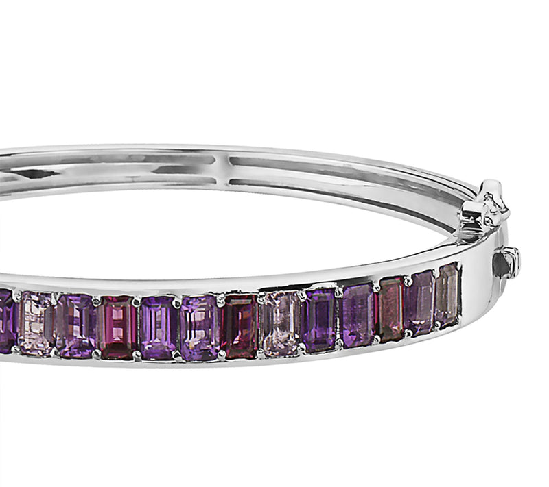 Effy Amethyst & Rhodolite Bangle, Sterling Silver — View 2