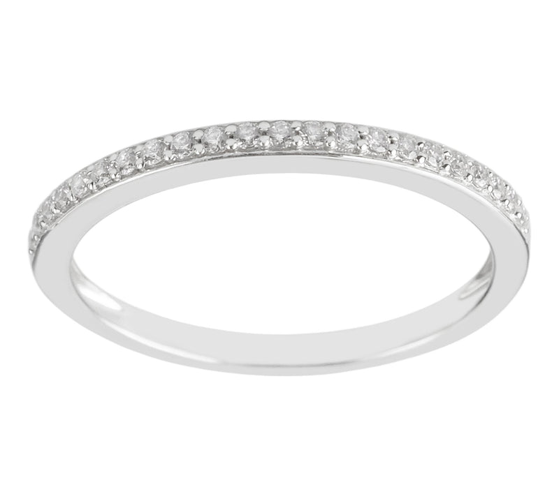 Diamonique Special Occasion Band Ring, SterlingSilver — Main view