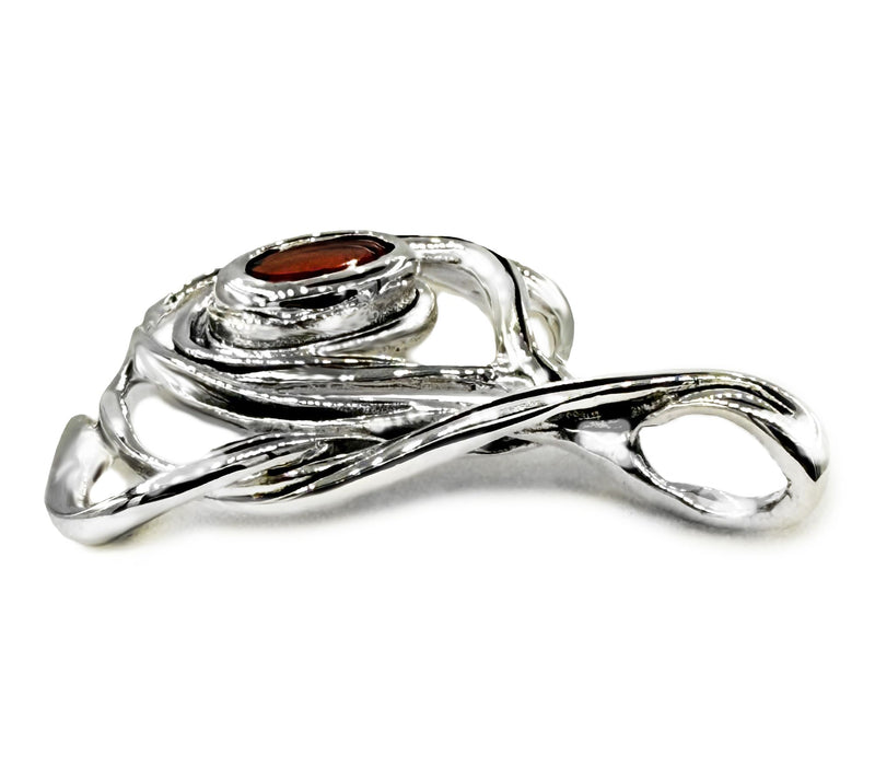 Hagit Sterling Silver and Gemstone Harmony Pendant — View 3