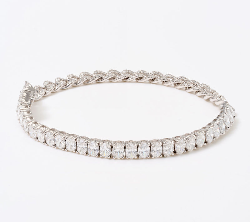 Smiling Rocks Lab Grown Diamonds 5.09 cttw Bracelet, 14k Gold — Main view