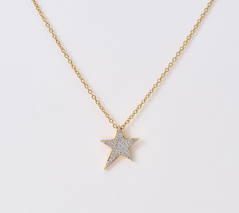 Diamonique x Jennifer Miller Mini Shooting Star Necklace, Sterling Silver — View 2