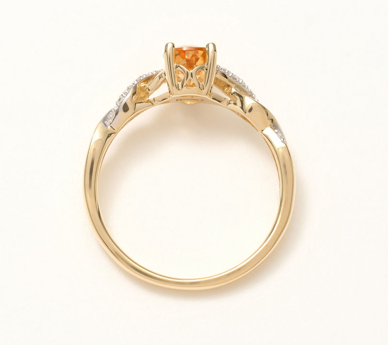 Vault Discoveries Imperial Topaz Ring, 14K Yellow Gold — View 3
