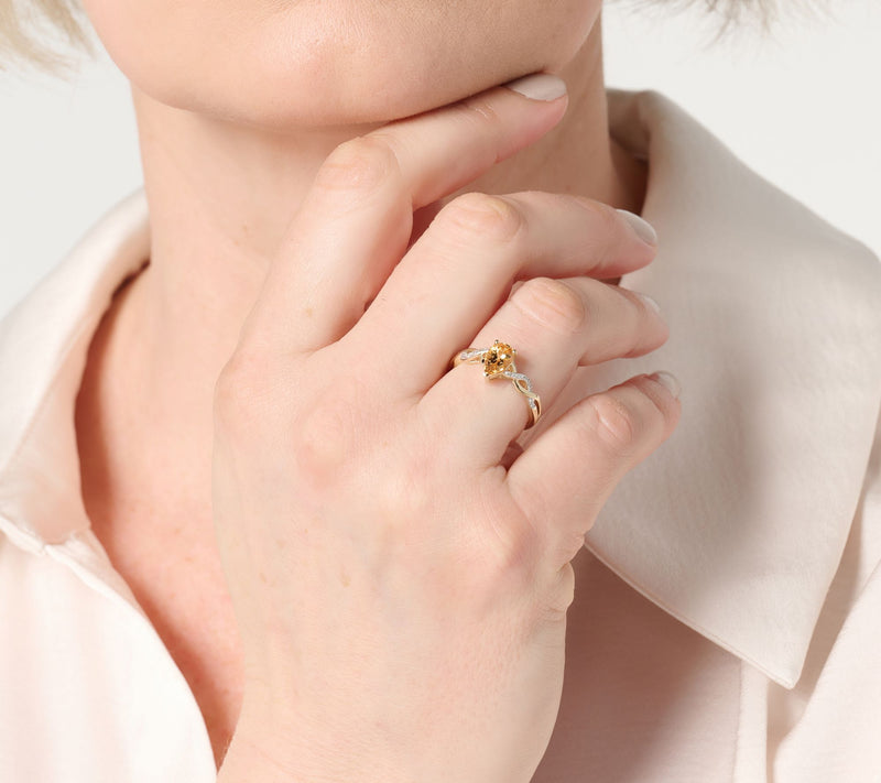 Vault Discoveries Imperial Topaz Ring, 14K Yellow Gold — View 4