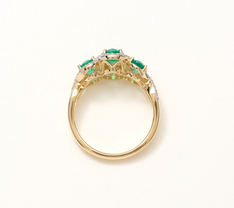 Vault Discoveries Brazilian Emerald, 14K Yellow Gold — View 3