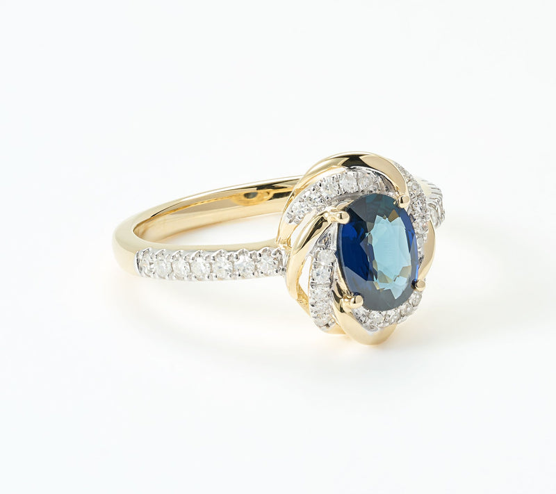 Vault Discoveries Australian Blue Sapphire, 14K Yellow Gold — Main view