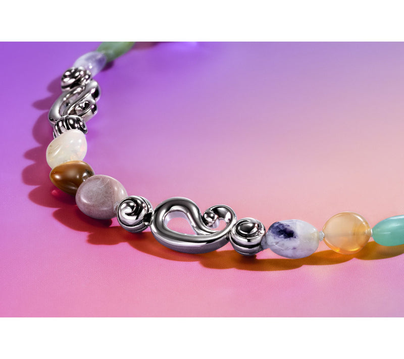Third Person Sterling Silver Creative Soul Opal Bracelet, 12.5g — View 4