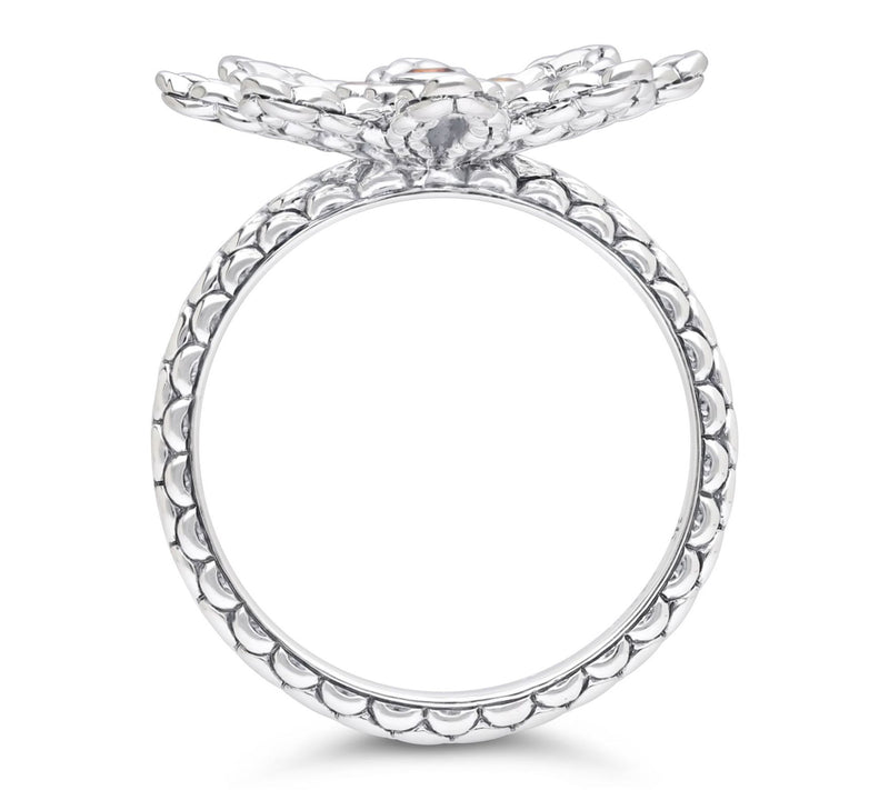 Tiffany Kay Studio Sterling Citrine & Topaz Spring Flower Ring — View 2
