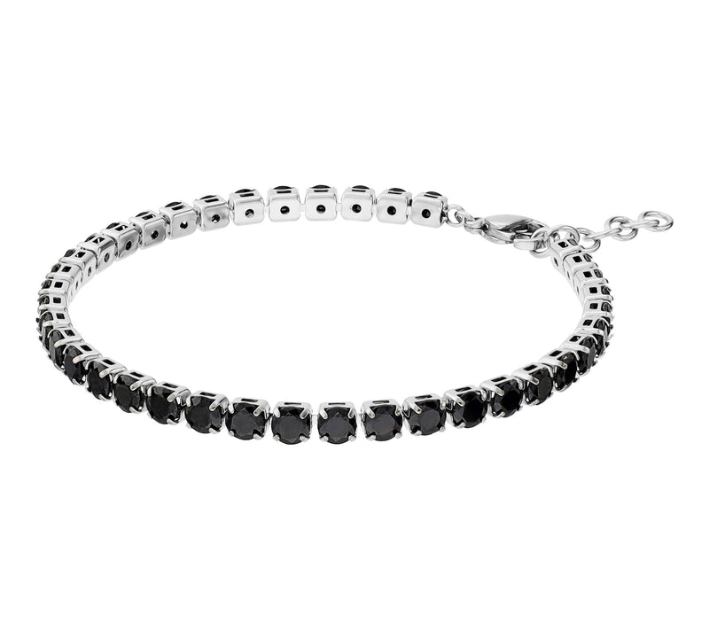 Steel by Design 9.75 cttw Tennis Bracelet — View 12