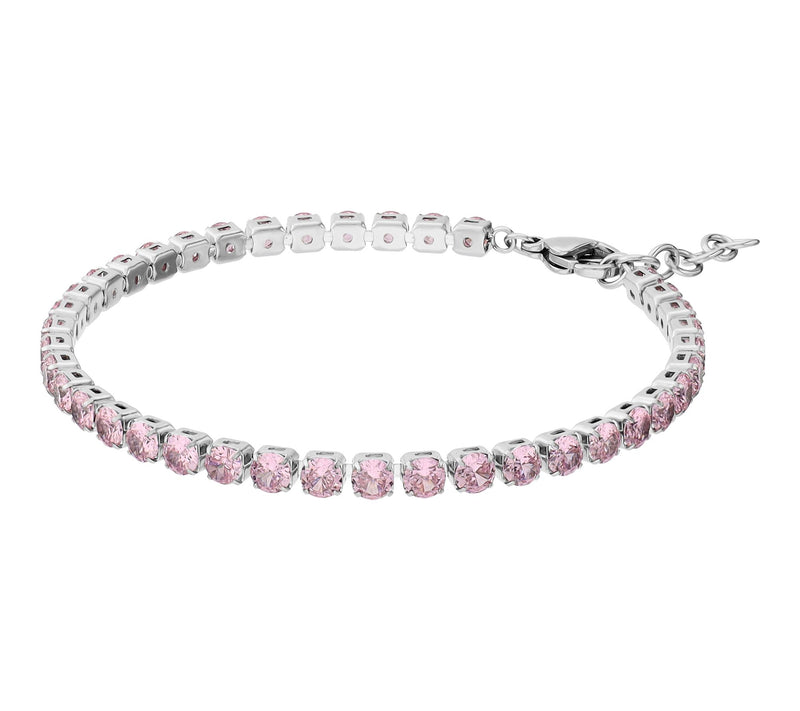 Steel by Design 9.75 cttw Tennis Bracelet — View 14