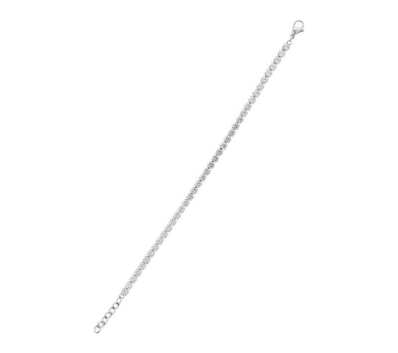 Steel by Design 9.75 cttw Tennis Bracelet — View 2