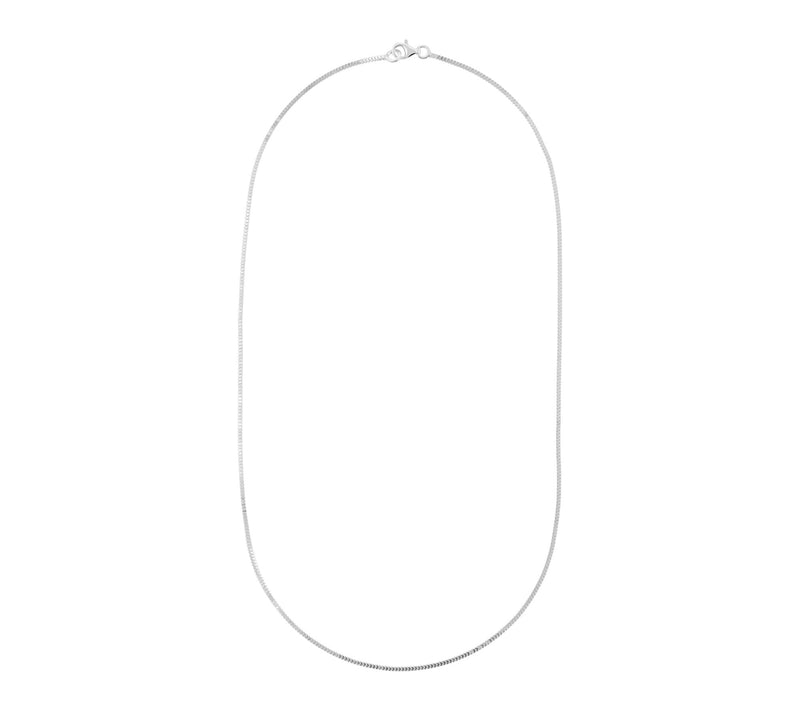 Ultrafine 950 Silver 20" Box Chain Necklace — View 2
